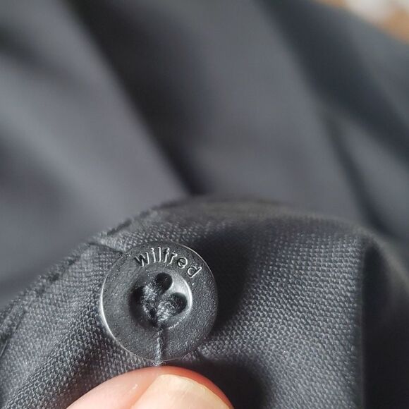 WILFRED, Black Strapless Cocktail Dress, Worn 1x Size 4 - Picture 8 of 9